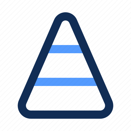 Pyramid, chart, statistics, analytics icon - Download on Iconfinder