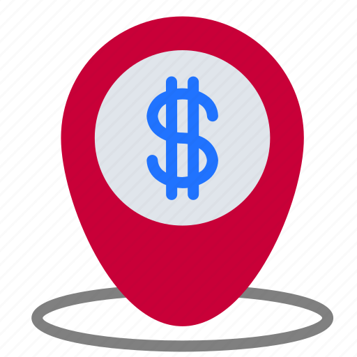 Financial, location, marketing, pin, search icon - Download on Iconfinder