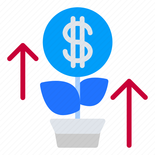 Growth, money, marketing, currency, tree icon - Download on Iconfinder