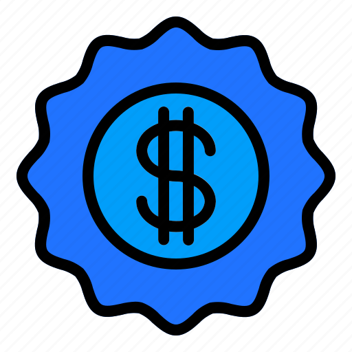 1, badge, dollar, money, marketing, award icon - Download on Iconfinder