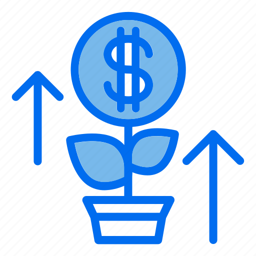 Growth, money, marketing, currency, tree icon - Download on Iconfinder