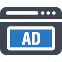 ad, advertising, popup, website