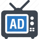 ad, advertisement, advertising, tv