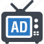 ad, advertisement, advertising, tv 