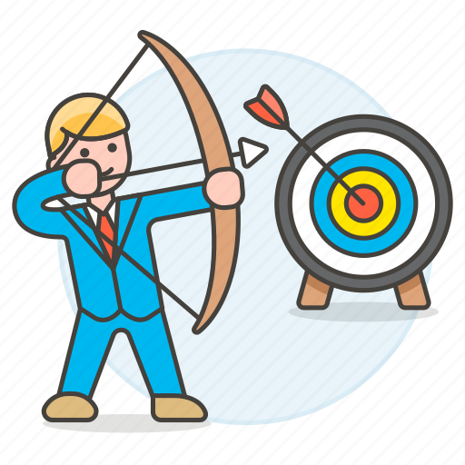 Ad, aim, aiming, campaign, goal, male, marketing icon - Download on Iconfinder