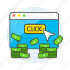 click, online, cash, cursor, advertising, marketing, browser, money, heap, ad, pile, photo, revenue 