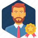 medal, rate, rating, star, employee, favorite, prize