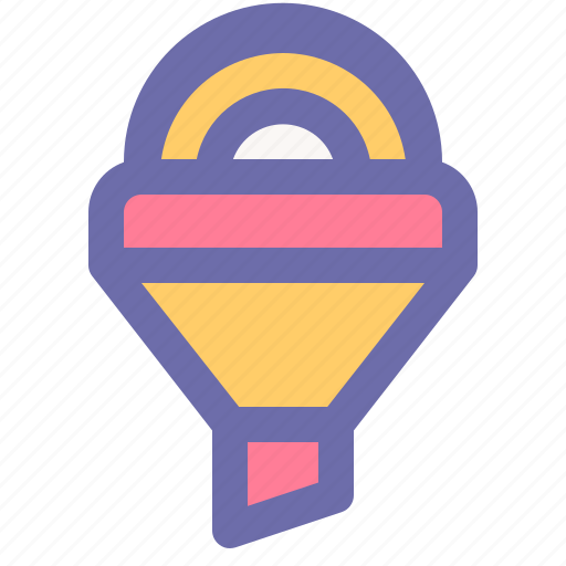 Funnel, filter, chemistry, laboratory, tool icon - Download on Iconfinder