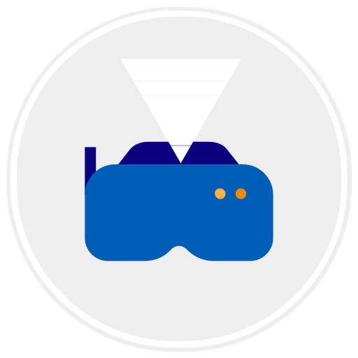 Virtual, ar, vr, technology, virtual reality, headset, augmented icon - Free download