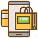 advertising, card, credit, e-commerce, marketing, shopping, smartphone 