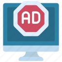 ad, blocker, promotion, advertising, blocked
