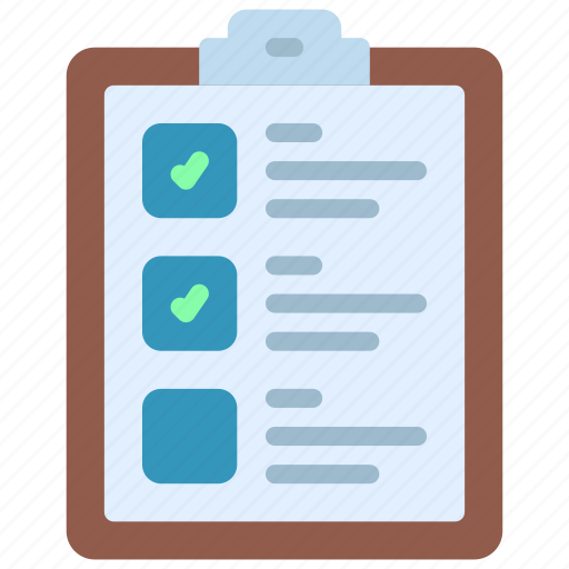 Questionnaire, promotion, advertising, checklist, answers icon - Download on Iconfinder