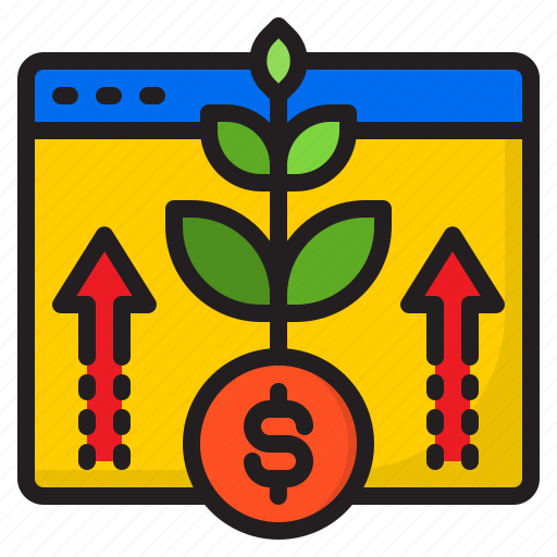 Business, finance, growth, money, plant icon - Download on Iconfinder