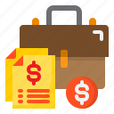 bag, briefcase, business, document, finance, money