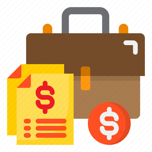 Bag, briefcase, business, document, finance, money icon - Download on Iconfinder