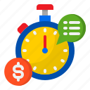 clock, money, stopwatch, time, watch