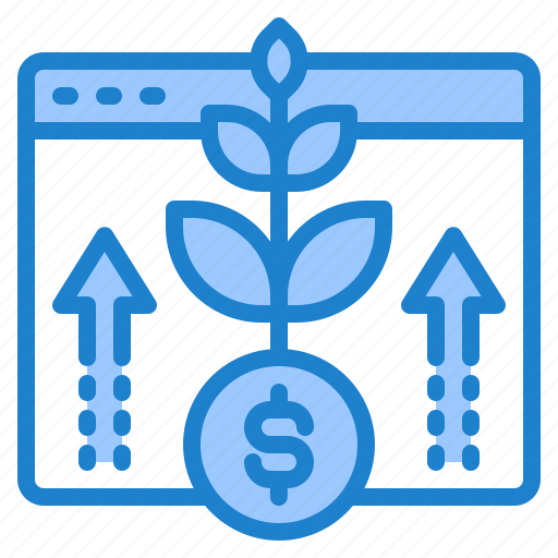 Business, finance, growth, money, plant icon - Download on Iconfinder
