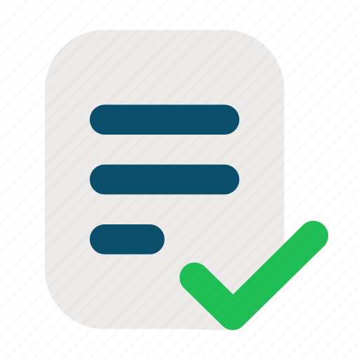 Audit, report, accept, data, company, auditing, tick icon - Download on Iconfinder