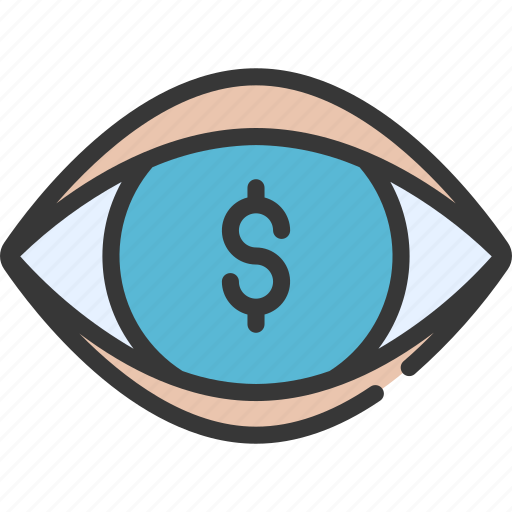 Financial, vision, money, eye, visualise icon - Download on Iconfinder