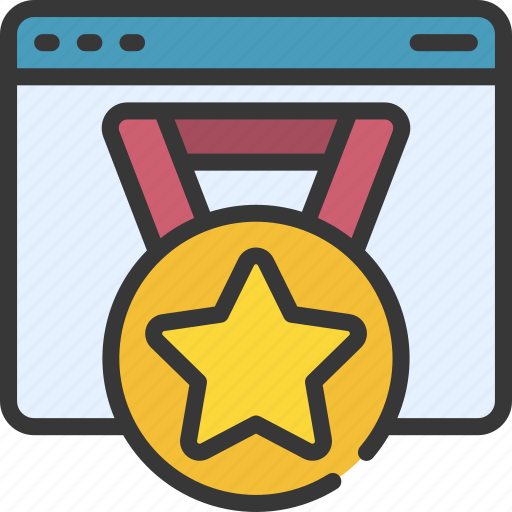 Website, medal, promotion, advertising, reward icon - Download on Iconfinder