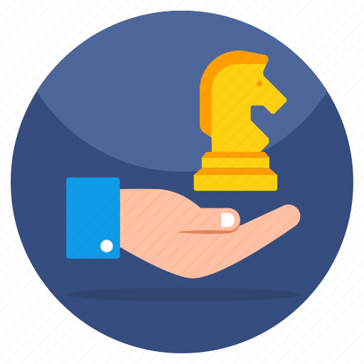 Strategy care, strategic service, business strategy, chess piece, chess knight icon - Download on Iconfinder