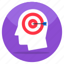 mind target, mind goal, mind aim, brain target, brain goal