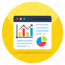 web statistics, web infographic, online data analytics, business chart, business graph