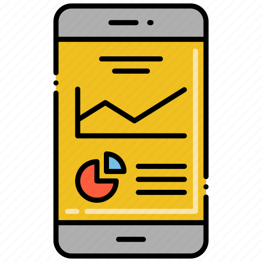 Analytics, device, mobile, phone icon - Download on Iconfinder