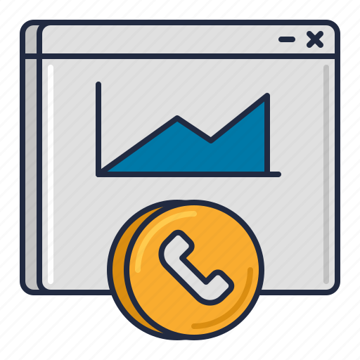 Analytics, call, communication, telephone icon - Download on Iconfinder