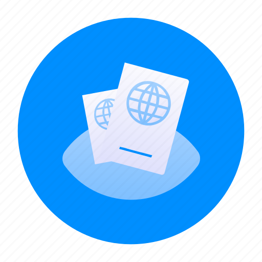 Holiday, marketplace, passport, ticket, travel, travelling, visa icon - Download on Iconfinder