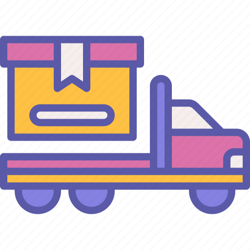 Deliver, truck, package, box, shipping icon - Download on Iconfinder