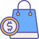 shopping, bag, store, supermarket, package