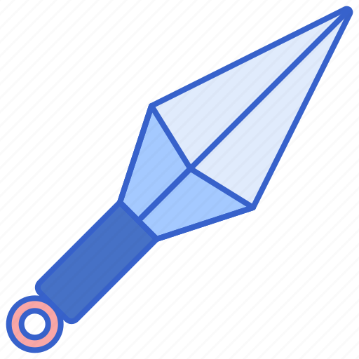 Knife, kunai, sword, weapon icon - Download on Iconfinder