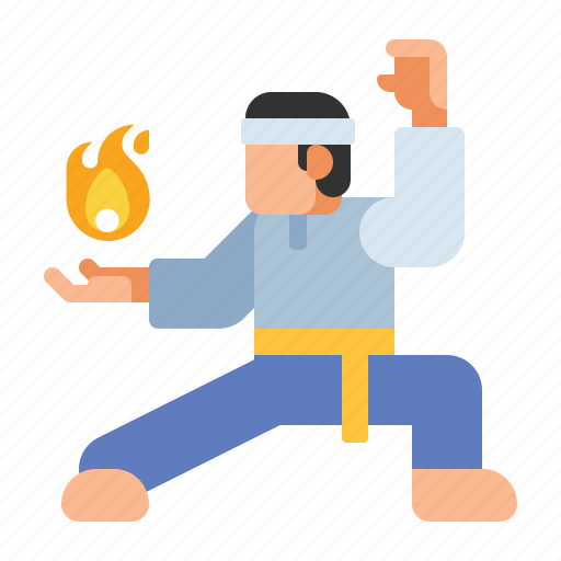 Apprentice, exercise, fireball, martial arts icon - Download on Iconfinder