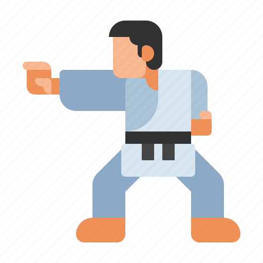 Karate, kata, kimono, martial arts icon - Download on Iconfinder