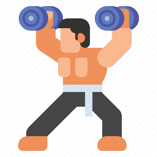 Muscles, physical, strength, weight lifting icon - Download on Iconfinder