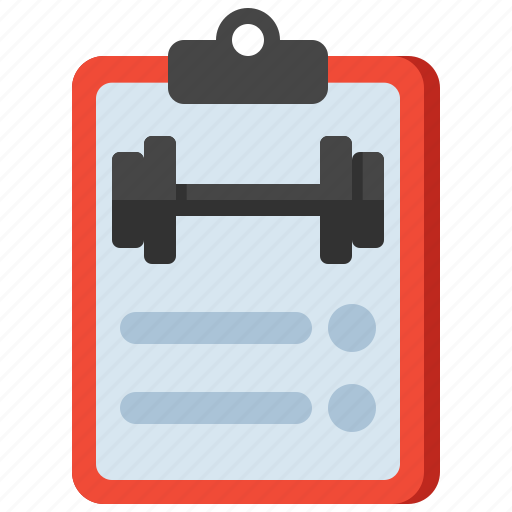 Document, plans, training, weight icon - Download on Iconfinder