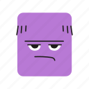 pofigistic, rectangular, purple, phlegmatic