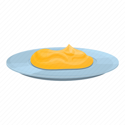 Plate, mashed, potatoes, vegetable icon - Download on Iconfinder