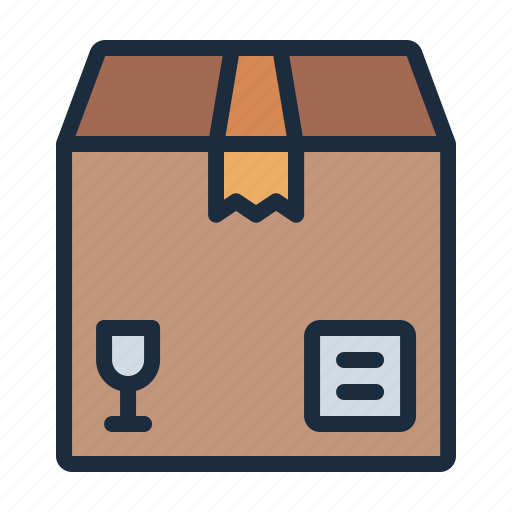 Cardboard, box, shipping, package, industry, factory, mass icon - Download on Iconfinder
