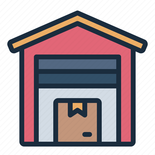 Warehouse, shipping, delivery, industry, factory, mass, production icon - Download on Iconfinder
