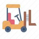 forklift, vehicle, industry, factory, mass, production