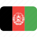 afghanistan, country, flag, nation