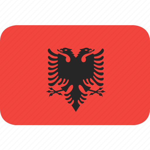 Albania, country, flag, nation icon - Download on Iconfinder