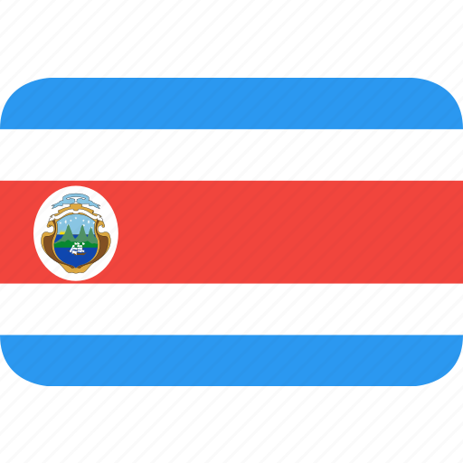 Costa, country, flag, nation, rica icon - Download on Iconfinder
