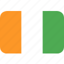 cote, country, divoire, flag, nation