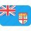 country, fiji, flag, nation 