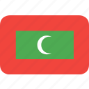 country, flag, maldives, nation