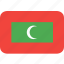 country, flag, maldives, nation 