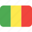 country, flag, mali, nation 